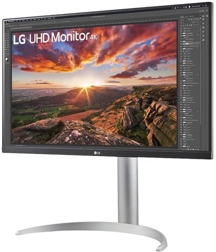 LG 27 27BP85UN-W IPS 4K UHD צג מחשב עם USB Type-C™, VESA להציג HDR™ 400, FreeSync של AMD™ & לכוונון