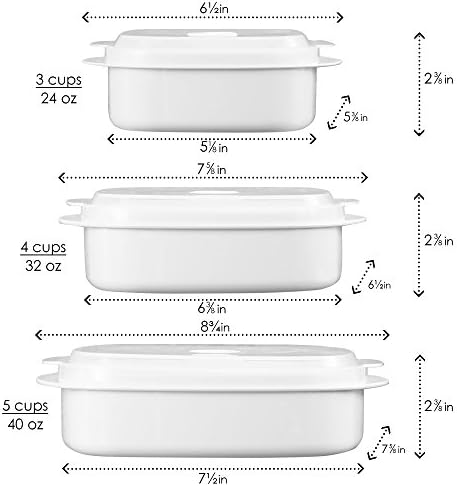 כלי בישול רסטון לויד & מגבר; אחסון, פורקן מתכוונן על מכסי כלי בישול במיקרוגל / סט אחסון, גדלים מרובים, תפוחי קציר