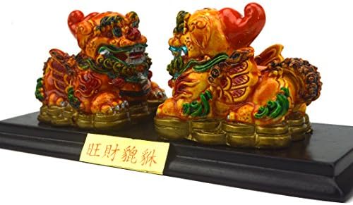 פנג שואי מגן צבעוני זוג pi yao/pi xiu לעושר A2026