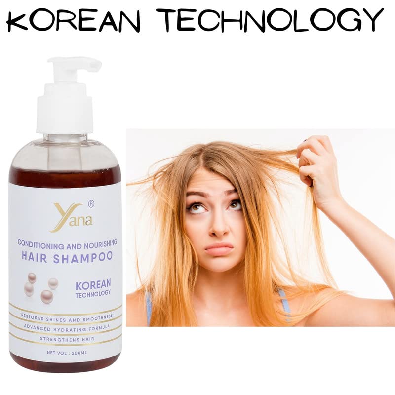 שמפו שיער של יאנה עם טכנולוגיה קוריאנית שמפו צמחי מרפא הטובים ביותר לבקרת נפילת שיער