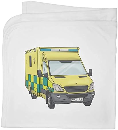 Azeeda 'Ambulance בבריטניה' שמיכה/צעיף כותנה כותנה