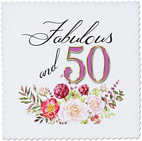 3 ורוד מדהים ו -50 בוורוד ותמונה של פרחים זהובים וורודים - ריבועי טלאים