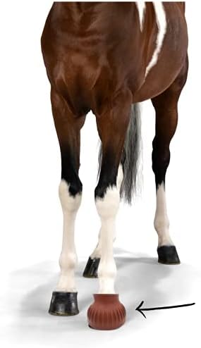 הלובר: זוג של סוס פרסת מגן אירופאי סגנון קינמון חום צבע