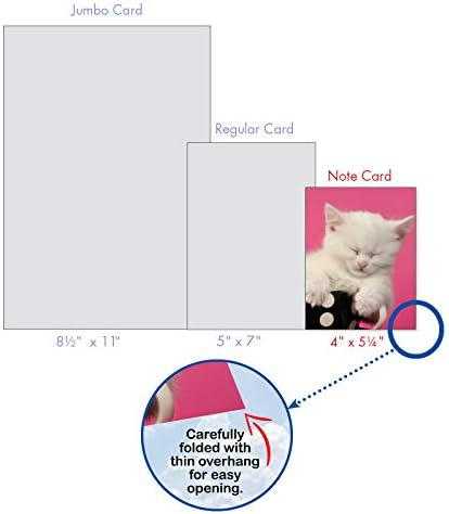 חברת הכרטיסים הטובה ביותר - 10 כרטיסי חתול ריקים מקסימים-חתלתולים חמודים לחיות מחמד, סט כרטיסי פתק בתפזורת - כוס - חתולים מ3969