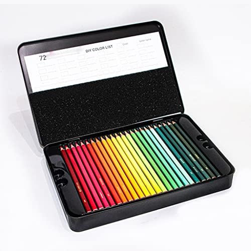 עפרונות צבעוניים בצבע FZZDP סט מקצועי של 72/120/180 צבעים ליבות מבוססות שעווה רכות אידיאלי לציור צללות רישום אמנות בקופסאות