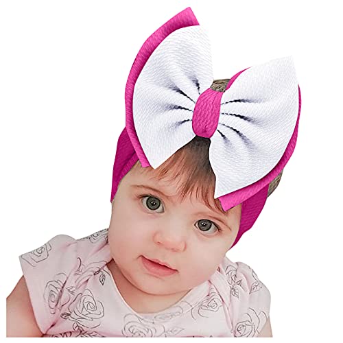 תינוק סרטי ראש נמתח תינוק סרטי ראש ניגודיות בנות אביזרי כובע 1 מחשב נמתח צבע תינוק סרט