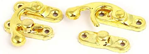 חדש לונ0167 תכשיטי מתנה בהשתתפות תיבת שמאל נדנדה אמין יעילות זרוע אבזם תפסים לתפוס וו למתג זהב טון 10 יחידות