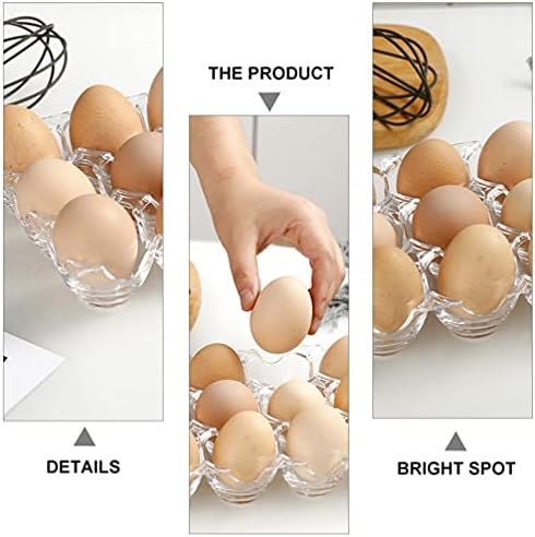 ביצת מגש פלסטיק ביצת קרטון ביצה שטוח אקריליק עוף ביצת קרטונים 12 רשת ביצה מחזיק מגש ארגז למשפחה מרעה חוות שווקים טרי ביצים שקוף ביצת מגש פלסטיק ביצת קרטון