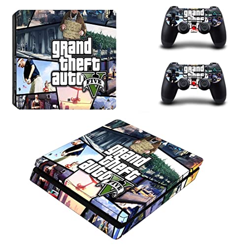 עבור PS5 Digital - Game Grand GTA גניבה ומדבקת עור Auto PS4 או PS5 עבור פלייסטיישן 4 או 5 קונסולה ובקרים מדבקות ויניל DUC -5757