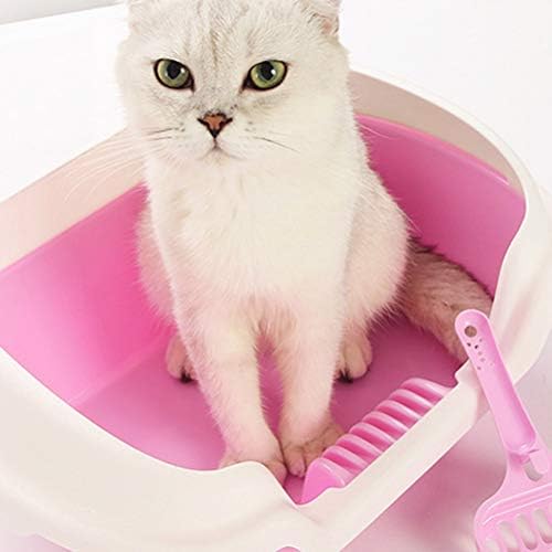 חיות מחמד חתול צריף-חצי סגור חתול ארגז חול מעשי חתול ניקוי אמבטיה אגן פלסטיק חתול אסלה