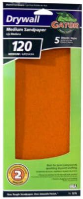 Ali Industries 7276 120 25 CT Grit Drywall נייר, 4-1/4 אינץ ', 5 חבילה