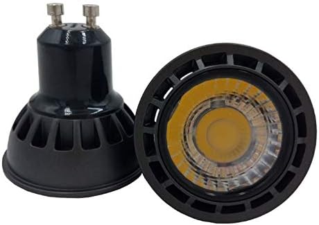 נורת תירס LED, 4 יחידות עמעום עמעום LED LED 5W מנורת תקרה 110/230 וולט מנורת מארז אלומיניום שחור LED COB + עדשה זרקורים