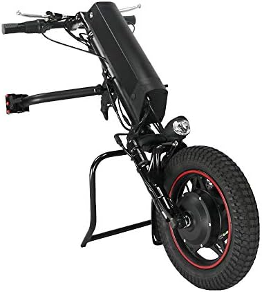 ריסונמוטור 36 וולט 500 וולט 12 אינץ ' מצורף טרקטור לכיסא גלגלים אלקטרוני אופניים עם קפיצים בולם זעזועים מצורף לכיסא גלגלים