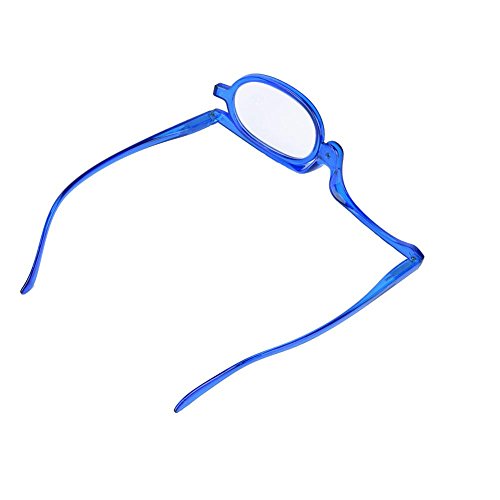 מייביס לבן להגדיל עין איפור משקפיים עדשה אחת מסתובב משקפיים נשים איפור חיוני כלי
