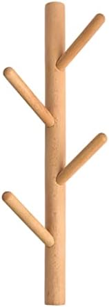 DFHH חיבור ענף בעבודת יד קולב עץ טבעי קיר רכוב וו כבד