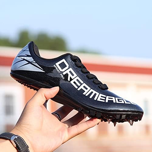 נעלי מסלול ושדה של Turafo Mens נעלי נוער דוקרניות נעלי ספורט בנים מסלול מירוץ קופץ מקצועי ריצה ציפורניים נעליים נעליים בנים