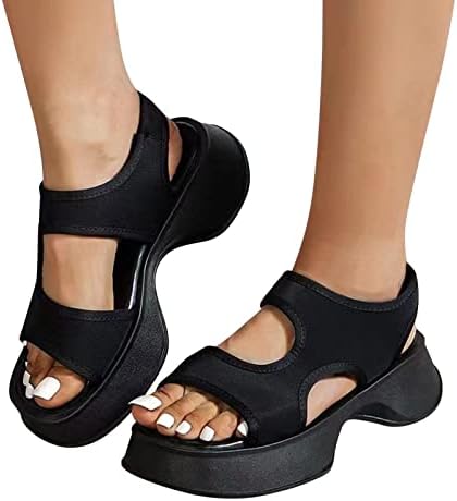 פדאלקס סנדלי סנדלי נשים פלטפורמה בוהן פתוחה מחליק על סנדל הליכה נעלי ספורט נושמות נעליים חיצוניות רומיות