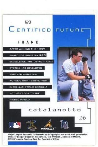 1998 Pinnacle Certified Mirror Blue 123 פרנק Catalanotto נושא מבחן פשיטת רגל - כרטיסי בייסבול לא חתומים