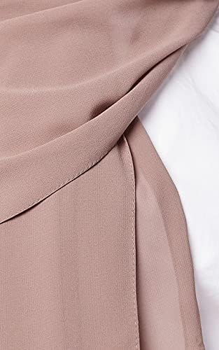 נור 5 יחידות חיג 'אב צעיפים לנשים-פרימיום איכות שיפון חיג' אב, רך וקל משקל. חיג ' אב אריזת מתנה-5 צבעים סט