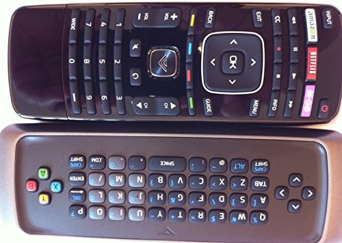 VIZIO XRT302 Qwerty keyboard remote for E701i-A3E, E650i-A2, M550VSE, E701i-A3, E601i-A3, M420KD, M470SL, M420SL, M550SL, XRT302, M470VSE, M650VSE
