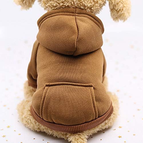 סוודרים גדולים של כלבים ומעילים בגדים בגד סווטשירטים מחמד כלב עם דפוסי מעיל כלבים עם כיס מחמד בכיס