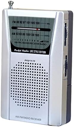 נייד רדיו 2א סוללה מופעל כיס העולם מקלט עם רמקול אוזניות
