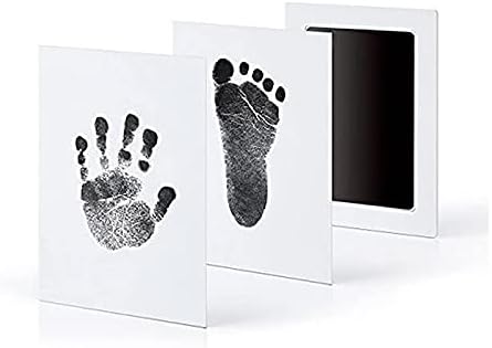 ערכת טביעת רגל של SVGout ערכת טביעת רגל של PET PAW ערכת הדפסת כפות חיית מחמד למשך 0-6 חודשים תינוקות, חיות מחמד שזה עתה נולדו, שומרת על זיכרון הידיים והרגליים של הילודים