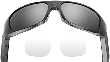 משקפי מצלמה אולטרה 4 קראט, משקפיים חכמים עם זיכרון מובנה של 32 ג ' יגה-בייט עם עדשת משקפי שמש של יו-וי-400 לספורט בחוץ