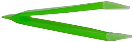 עדשות מגע רכות מסיר והכנסת פינצטה - צבע ירוק להסרה והכנסת עדשות מגע ירוקות עם קצות סיליקון רכים - קל לנשיאה ושימוש עם ירוק משטח אנטי -החלקה