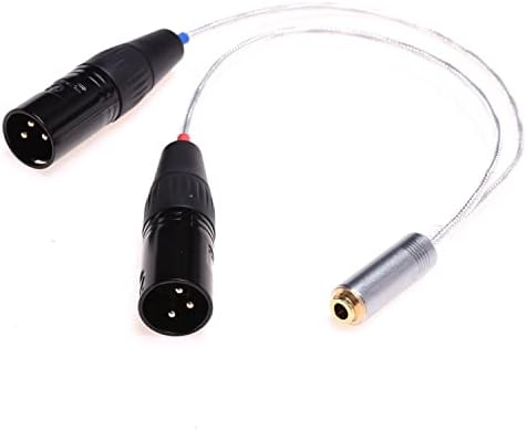 Gagacocc 4.4 ממ כבל XLR 2x 3 פינים XLR עד 4.4 ממ מתאם שמע נאוזן נקבה עבור Sony NW-WM1Z 1a MDR-Z1R TA-ZH1ES PHA-2