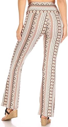 Shosho Womens Flare Palazzo Pant