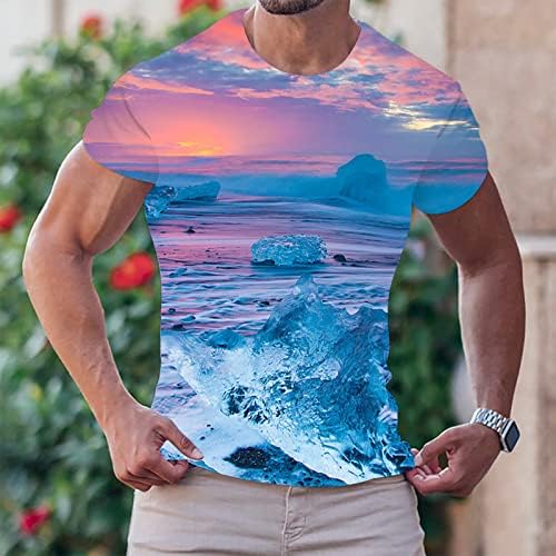 קיץ חוף חולצות לגברים גברים פשוט אישיות אופנה מזדמן הוואי קטן מודפס כותנה חולצות גברים