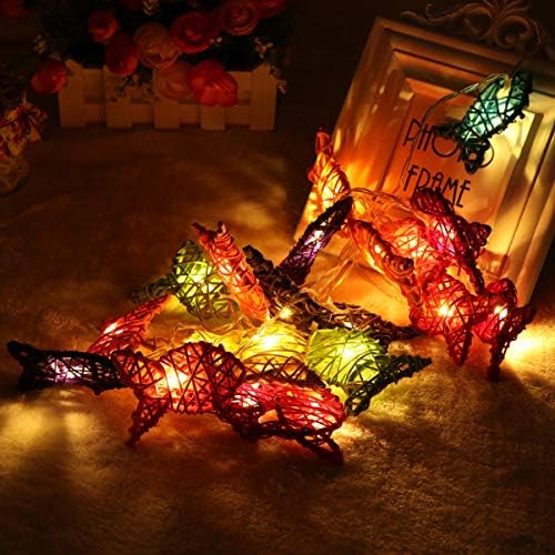 זוהר פיות מחרוזת אור סוללה מופעל דגים בצורת יצירתי מנורת דקורטיבי אור עבור חג המולד חתונת יום הולדת