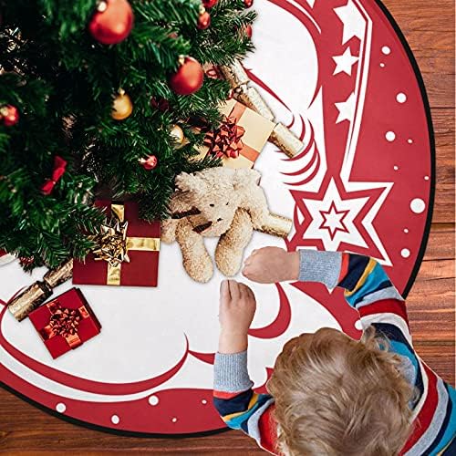 Visesunny חג המולד האדום סנטה קלאוס פנים עץ חג המולד מחצלת עץ עץ מעמד מחצלת מגן רצפה סופג עץ עץ מחצלת מגש להגנה על רצפה סתיו חג ההודיה חג המולד חג המולד חג חג חג המולד
