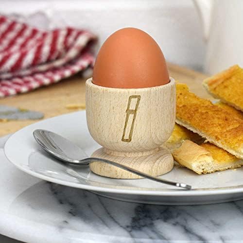 אזידה 'שפתון' כוס ביצה מעץ