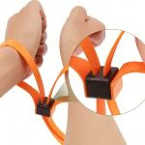 רצועת עניבת כבלים מפלסטיק, אזיקים, טיולים רגליים של חגורה דקורטיבית רצועת עניבת כבלים חד פעמית, רצועת חגורה דקורטיבית של עניבת כבלים טיולים