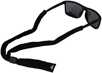רצועת משקפי שמש פרימיום של UKES - רצועת משקפיים עמידה ורכה מעוצבת עם חומר כותנה - התאמה בטוחה למשקפיים ולמשקפיים.