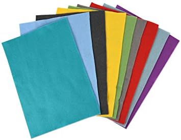 Sizzix, Surface-Felt-Felt Sheets 663008, צבעים, 10 חבילות, 29.7 x 20.999999999999996 x 2.299999999999998 סמ