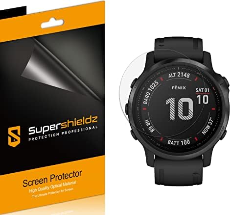 Supershieldz Anti-Glare מגן על מגן המיועד עבור Garmin Fenix ​​6S/Fenix ​​6S Pro/Fenix ​​6S Sapphire/Fenix ​​6S Pro Solar