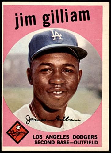 1959 Topps 306 ג'ים גיליאם לוס אנג'לס דודג'רס VG/Ex Dodgers