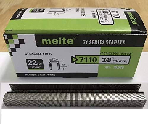 Meite 7116BL עם אורך 3/8 304 סיכות נירוסטה לריפודים