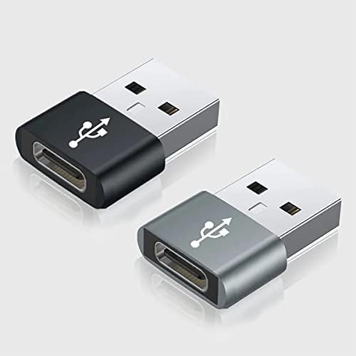 USB-C נקבה ל- USB מתאם מהיר זכר התואם ל- Google Pixel 32GB עבור מטען, סנכרון, מכשירי OTG כמו מקלדת, עכבר, ZIP, GAMEPAD, PD