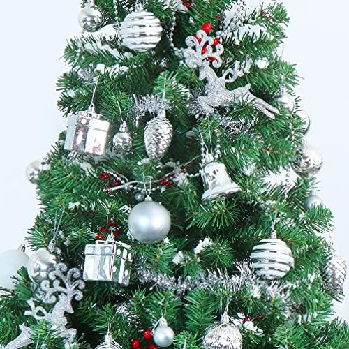 ג ' וידומי 157 יחידות מגוון חג המולד קישוטי סט עם כוכב עץ טופר, מחוסמת תליית כדור קישוטי עבור עץ חג המולד, מסיבת קישוט, קישוטי עץ, ואירועים
