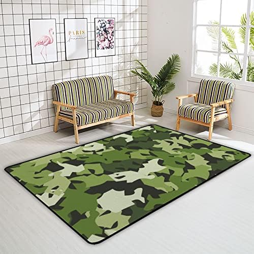 שטיח מקורה שטיח מקורה מחצלת עלווה ירוקה לסלון חדר שינה משתלת חינוכית שטיח שטיח 60x39 אינץ '