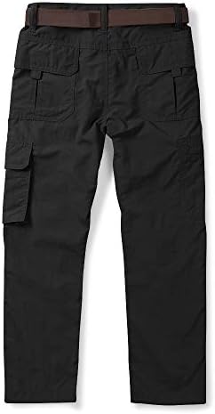 מכנסי טיול נוער לילדים, ספארי נסיעות חיצוניות מהירות מכנסיים קלים יבש משקל קלים תג שחור 140 עידן של 7-8