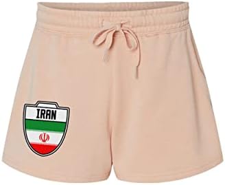 איראן סמל איראן ללא הגבלה - גביע הכדורגל הלאומי האיראני יוניסקס מכנסיים ומכנסי זיעה קצרים - הזעות לבגדים פעילים