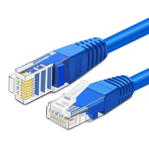 TNP CAT 6 100 רגל כבל אתרנט לאינטרנט, RJ45 CAT 6 תיקון רשת כבלים באינטרנט, מחבר כבל אתרנט ארוך LAN רשת Gigabit קטגוריה 6 חוט כבלים