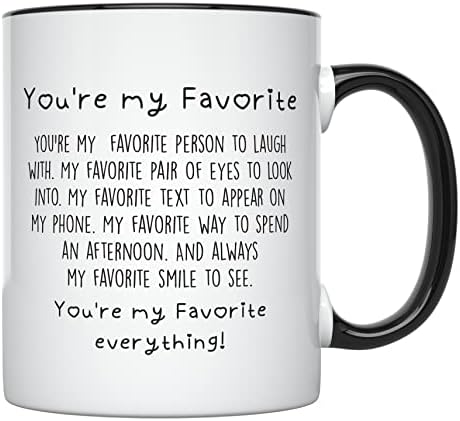 יוניק עיצובים החבר קפה ספל-11 עוז, אני אוהב אותך מתנות בשבילו שלה, רק בגלל מתנות בשבילו, סנטימנטלי מתנות לחבר חברה, מתנות לגברים שיש להם הכל