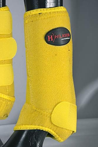 מגפי ספורט אולטימטיביים עם רגל קדמית של סוס הילאסון צהוב