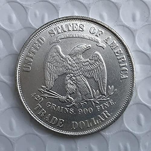 מקורי 1882 מטבעות ארהב צלחת פליז מלאכות כסף מטבע זיכרון זכר מטבע אוסף CollectionCoin מטבע זיכרון